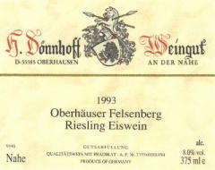 Eiswein Label