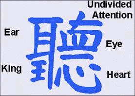 The Chinese Symbol for Listening