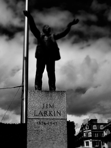 Jim Larkin statue, O’Connell St.