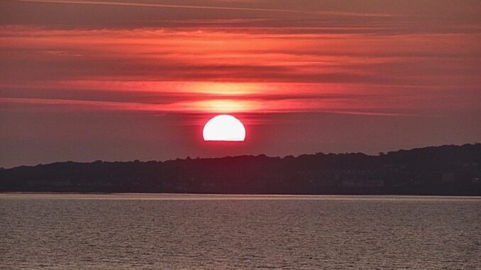 Sunrise over Howth